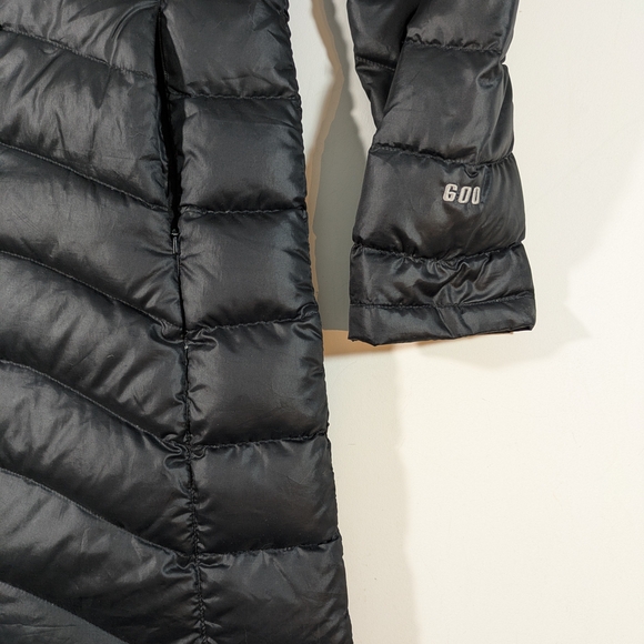 2011 The North Face 600 Women's Black Hooded Down Puffer Coat - Picture 5 of 16